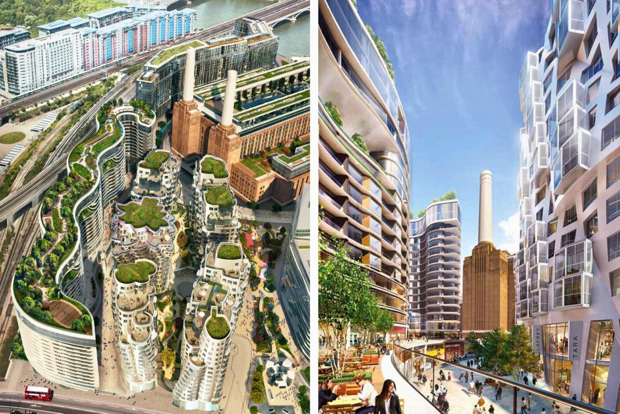 Battersea Power Station - Winter Garden Balcony & 1Gb Wifi - Luxurylondonstays Εξωτερικό φωτογραφία