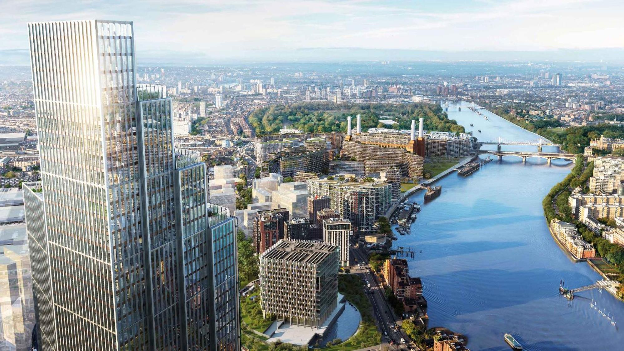 Battersea Power Station - Winter Garden Balcony & 1Gb Wifi - Luxurylondonstays Εξωτερικό φωτογραφία