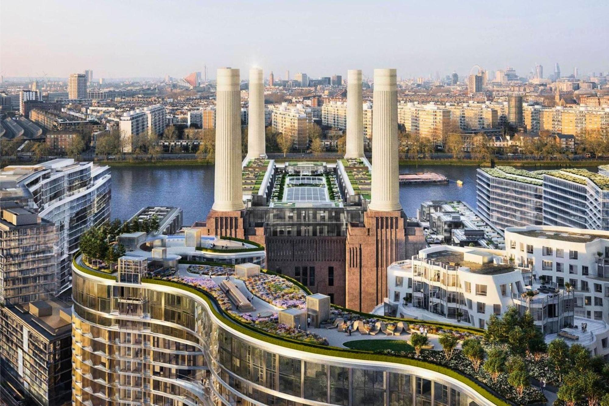 Battersea Power Station - Winter Garden Balcony & 1Gb Wifi - Luxurylondonstays Εξωτερικό φωτογραφία